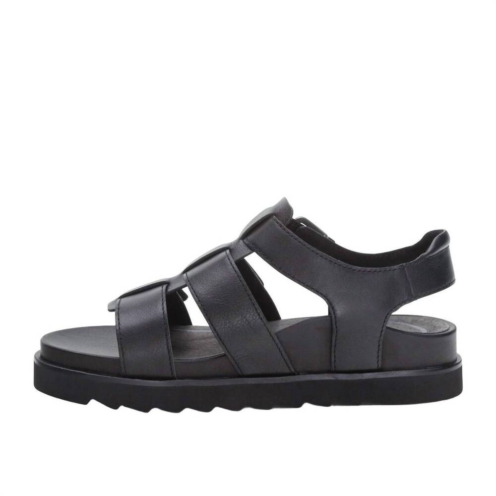 NEW AETREX women's romy sandals in black - Picture 4 of 5